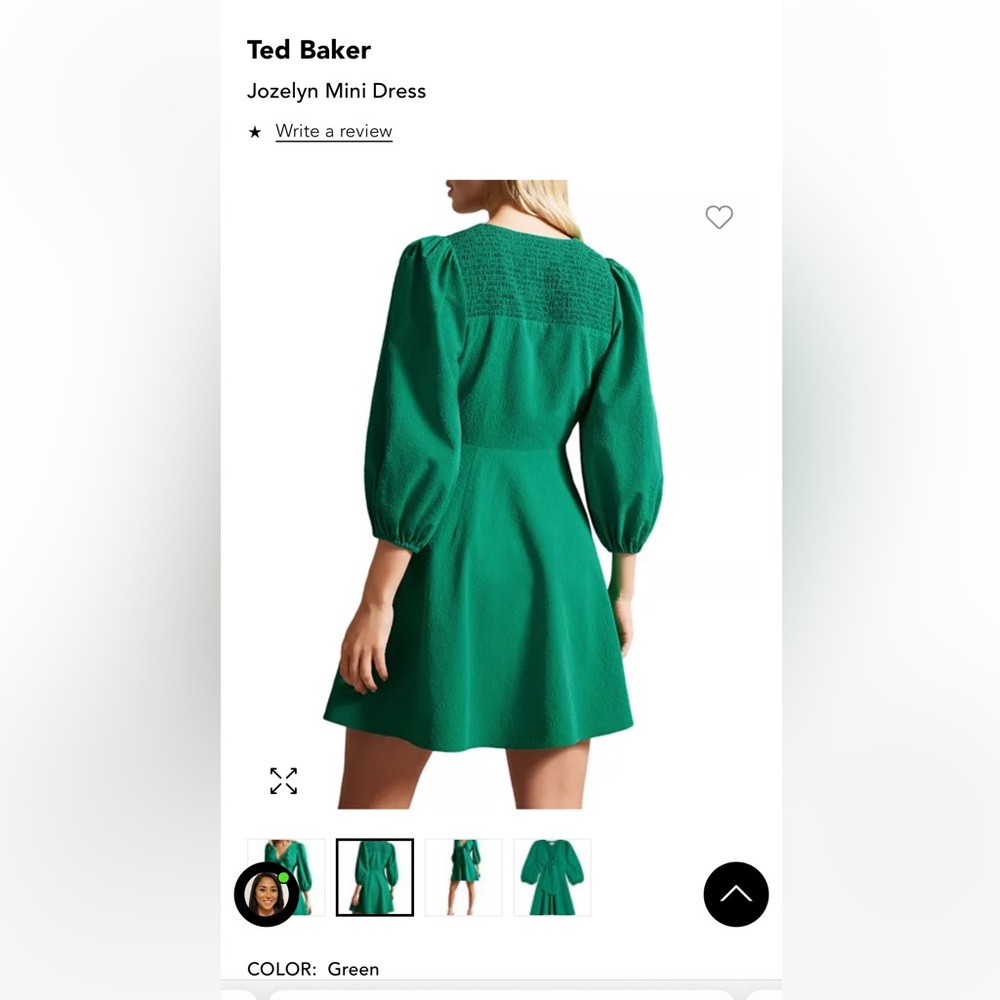Ted baker Jozelyn Mini Dress